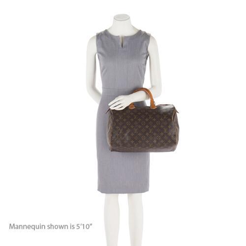 Louis Vuitton Monogram Canvas Speedy 35 Satchel (SHF-18363)