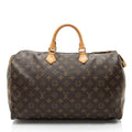 Louis Vuitton Monogram Canvas Speedy 40 Satchel