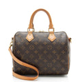 Louis Vuitton Monogram Canvas Speedy Bandouliere 25 Satchel