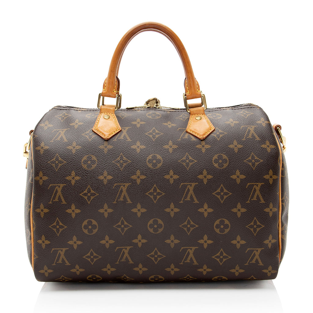 Louis Vuitton Monogram Canvas Speedy Bandouliere 30 Satchel