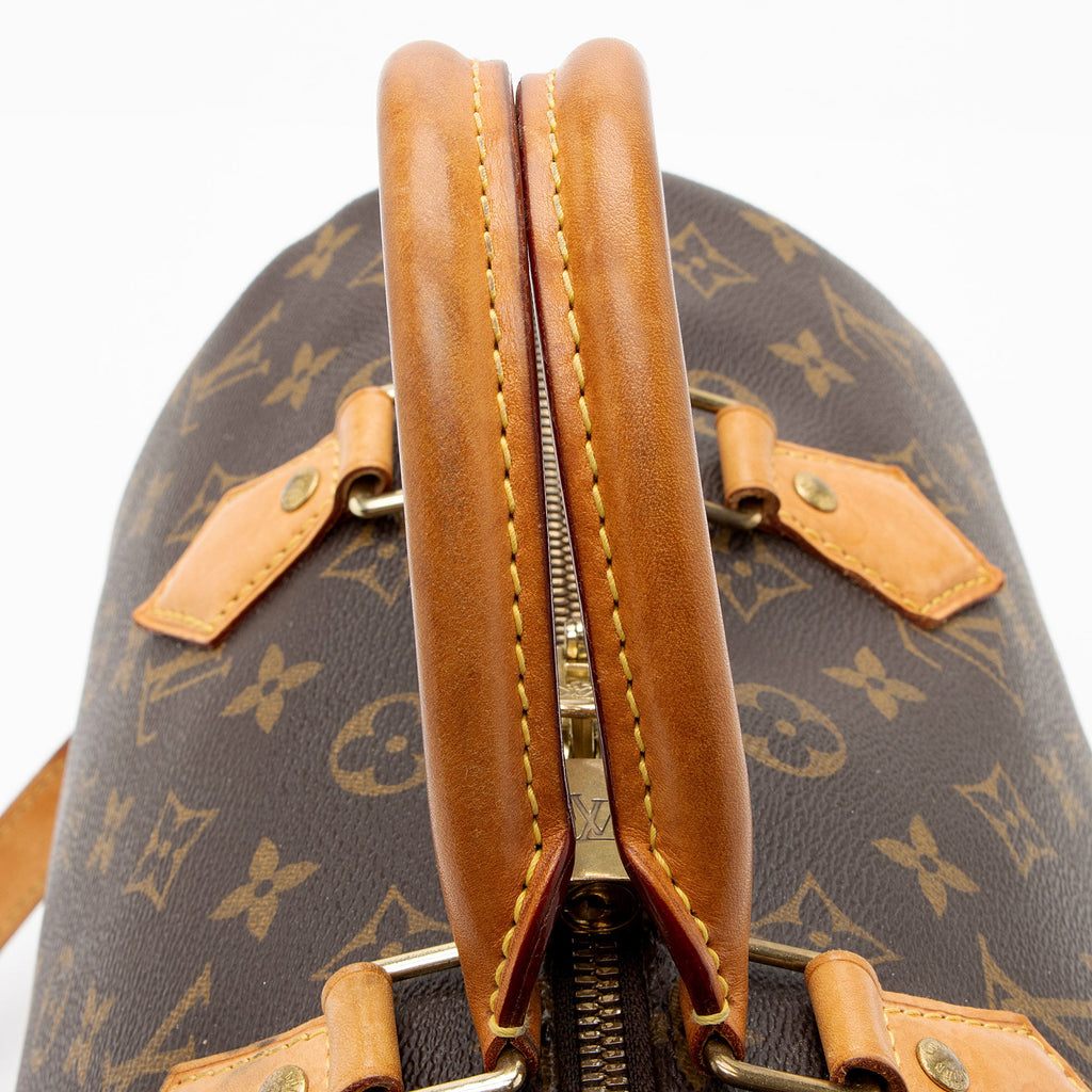Louis Vuitton Monogram Canvas Speedy Bandouliere 30 Satchel