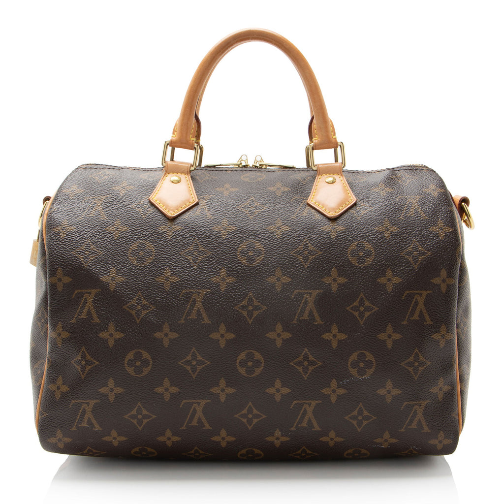 Louis Vuitton Monogram Canvas Speedy Bandouliere 30 Satchel