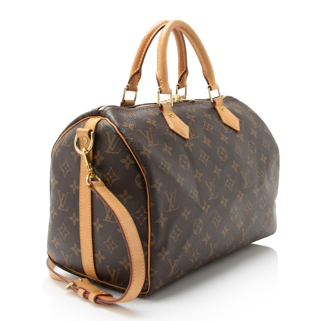 Louis Vuitton Monogram Canvas Speedy Bandouliere 30 Satchel