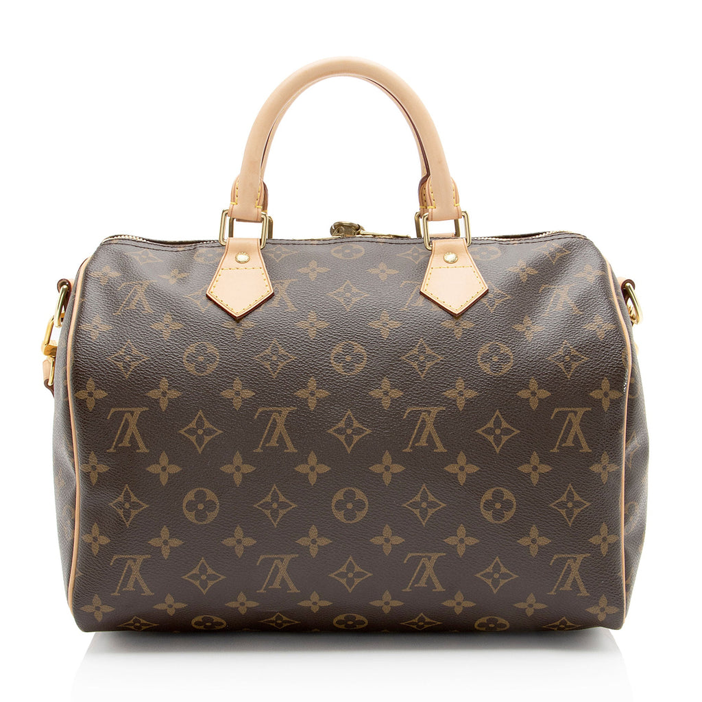 Louis Vuitton Monogram Canvas Speedy Bandouliere 30 Satchel
