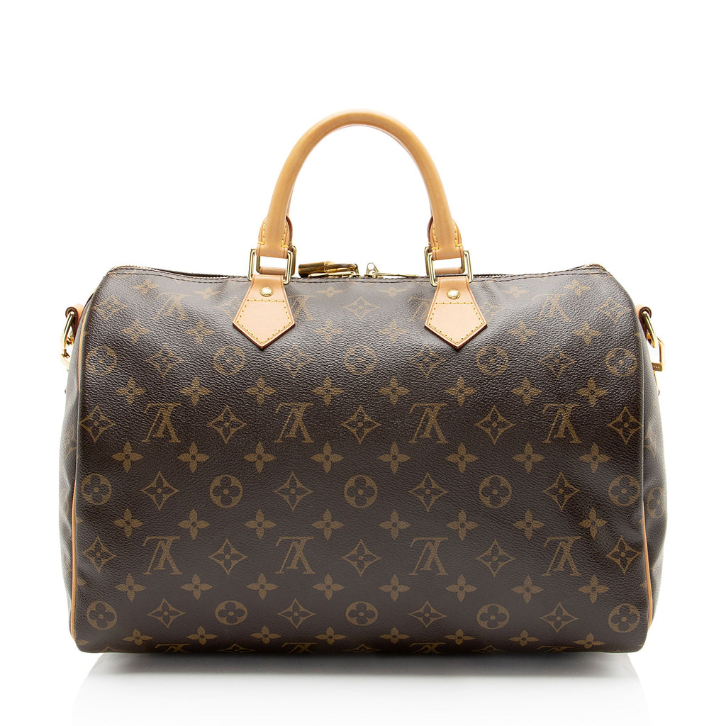 Louis Vuitton Monogram Canvas Speedy Bandouliere 35 Satchel