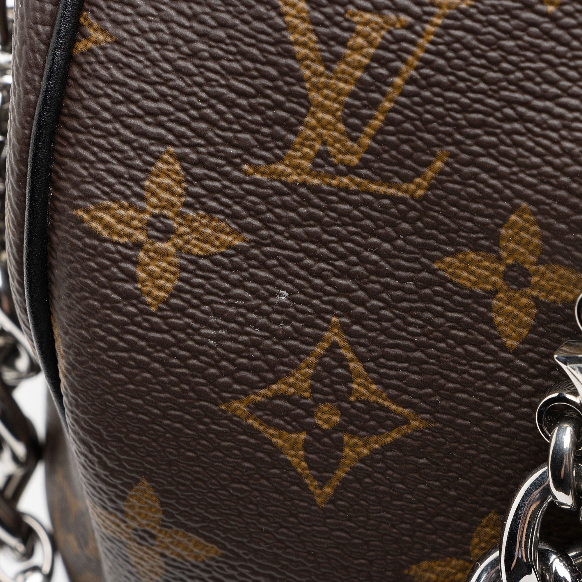 Louis Vuitton Monogram Canvas Speedy Dark 30 Satchel
