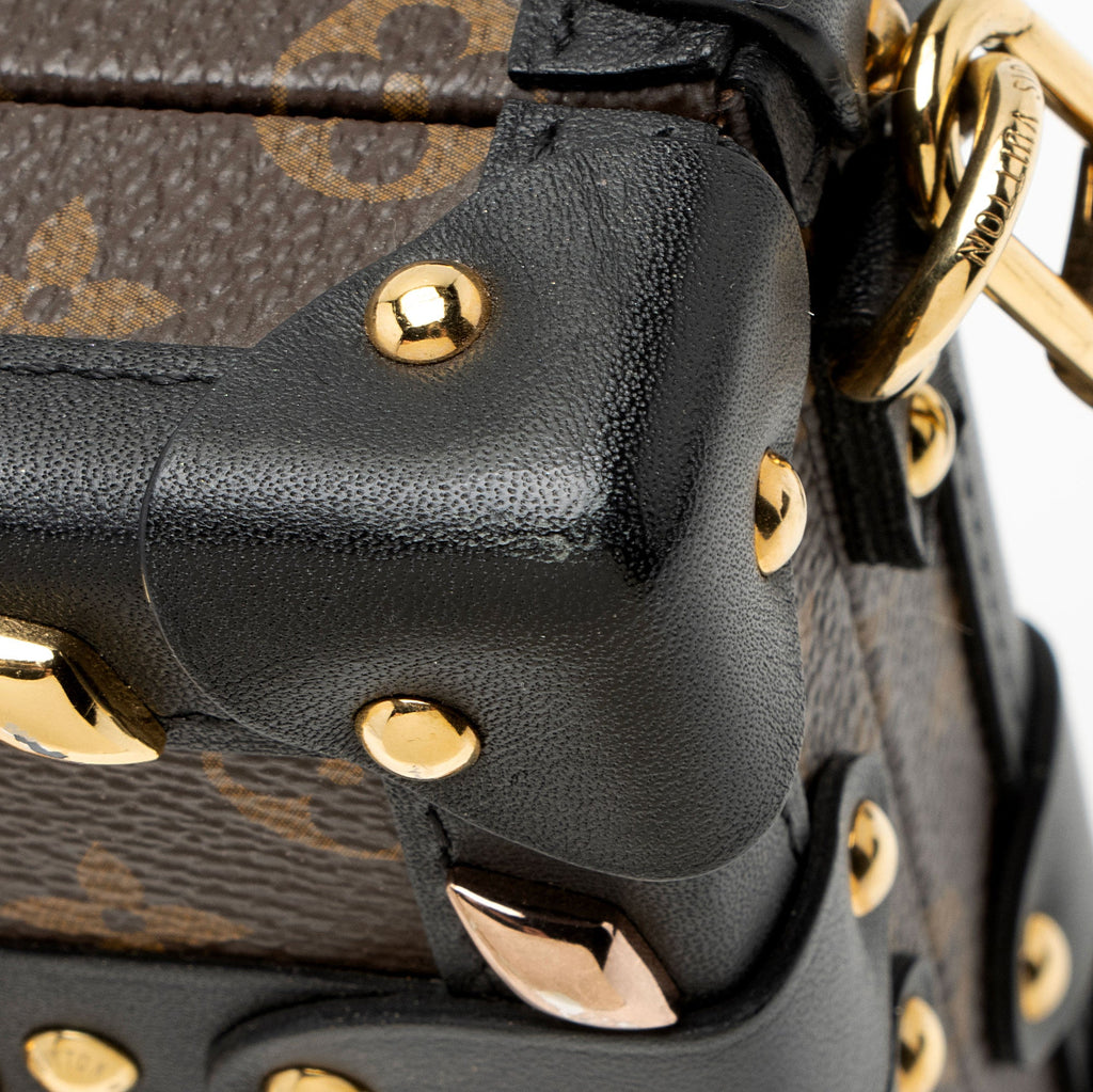 Louis Vuitton Monogram Canvas Diamond Stud Petite Malle Bag