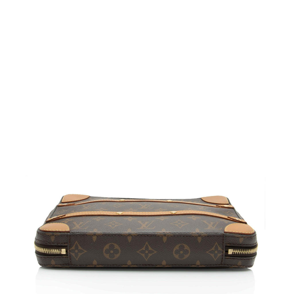 Louis Vuitton Monogram Canvas Studded Soft Trunk Crossbody