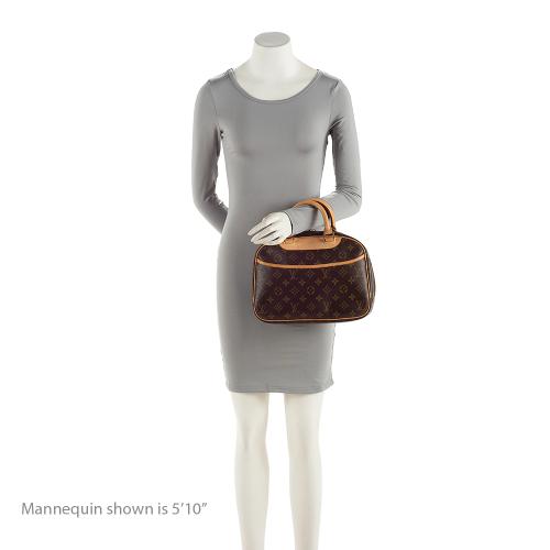 Louis Vuitton Monogram Canvas Trouville Satchel (SHF-20769)