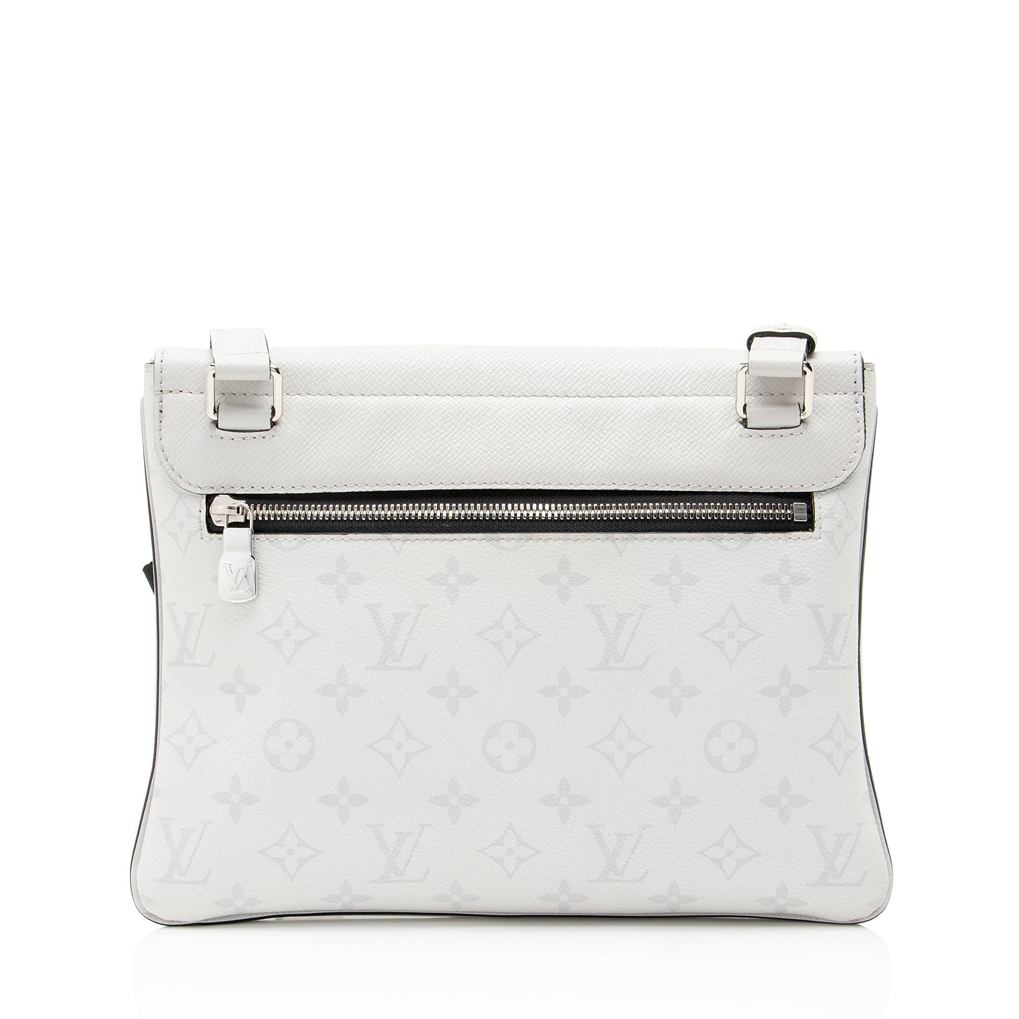 Louis Vuitton Monogram Chalk Taiga Leather Outdoor Flap Messenger