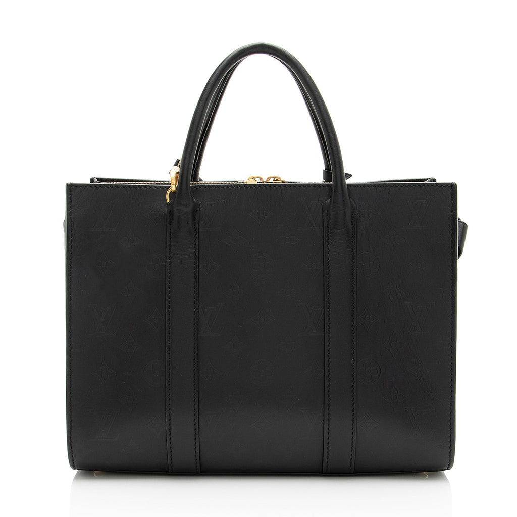 Louis Vuitton Monogram Cuir Plume Very MM Tote