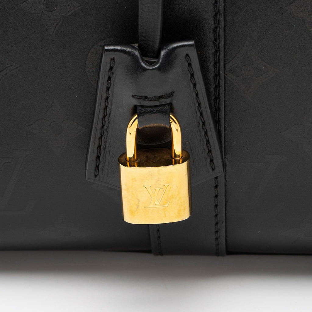 Louis Vuitton Monogram Cuir Plume Very MM Tote