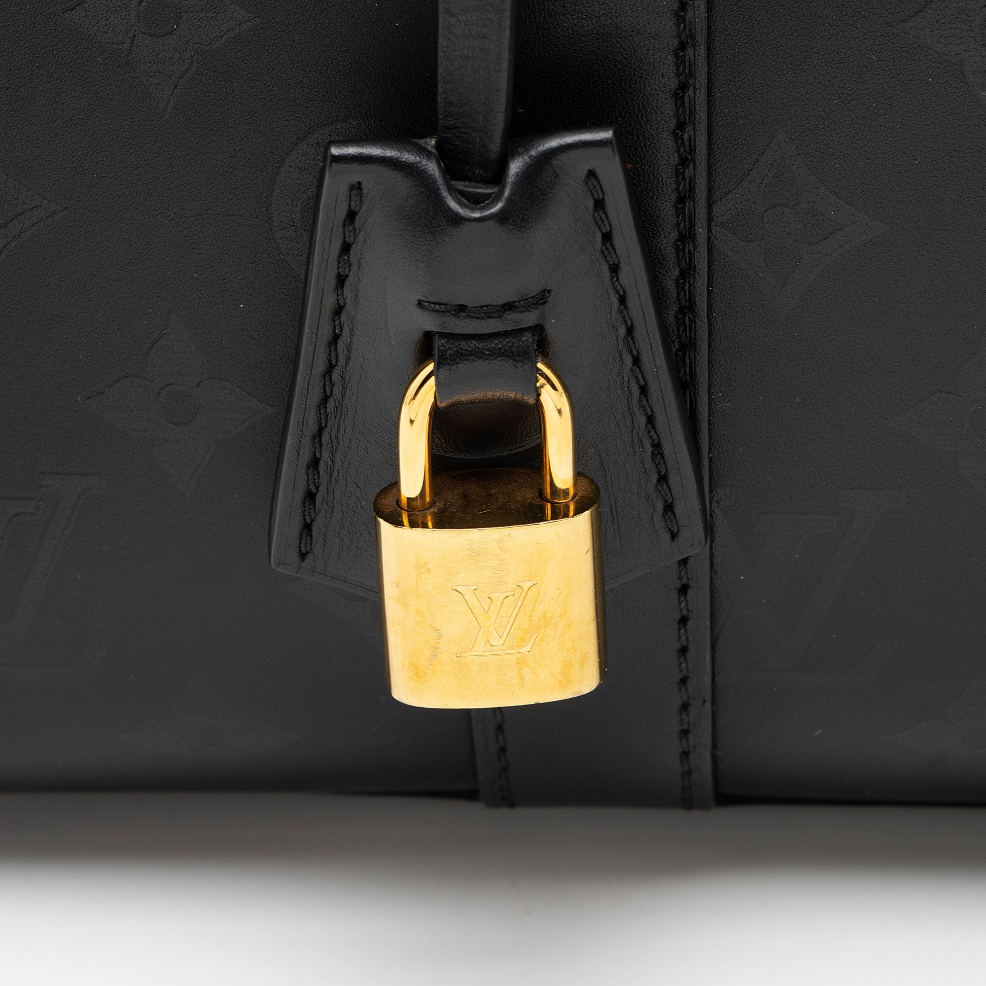 Louis Vuitton Monogram Cuir Plume Very MM Tote