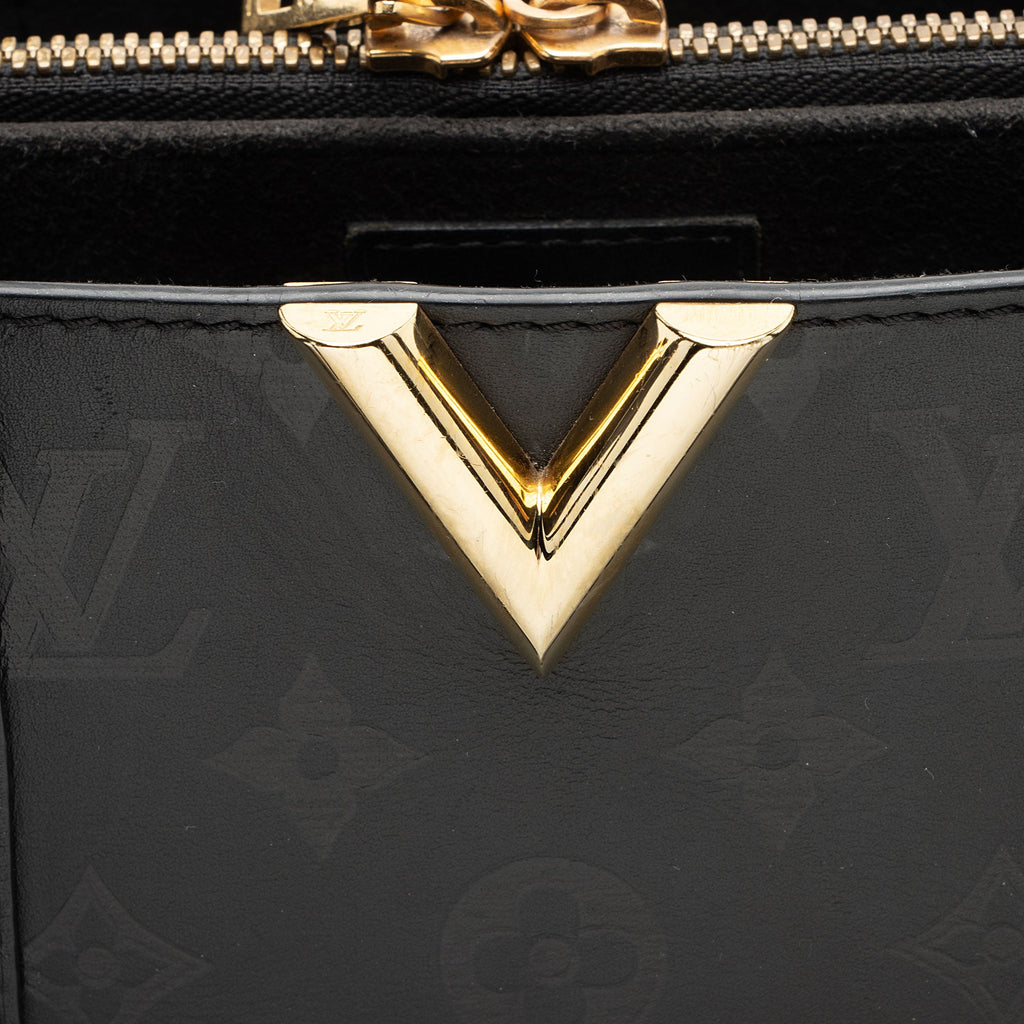 Louis Vuitton Monogram Cuir Plume Very MM Tote