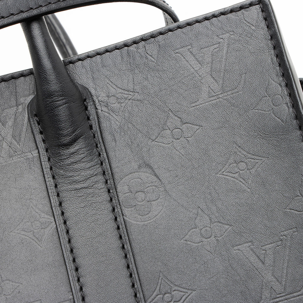 Louis Vuitton Monogram Cuir Plume Very MM Tote