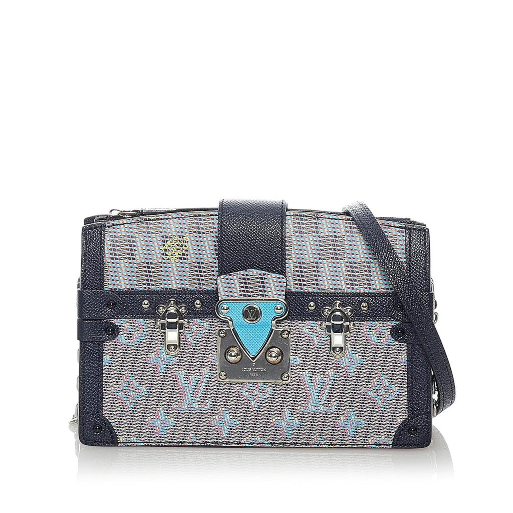 Louis Vuitton Monogram Damier Pop Trunk Clutch