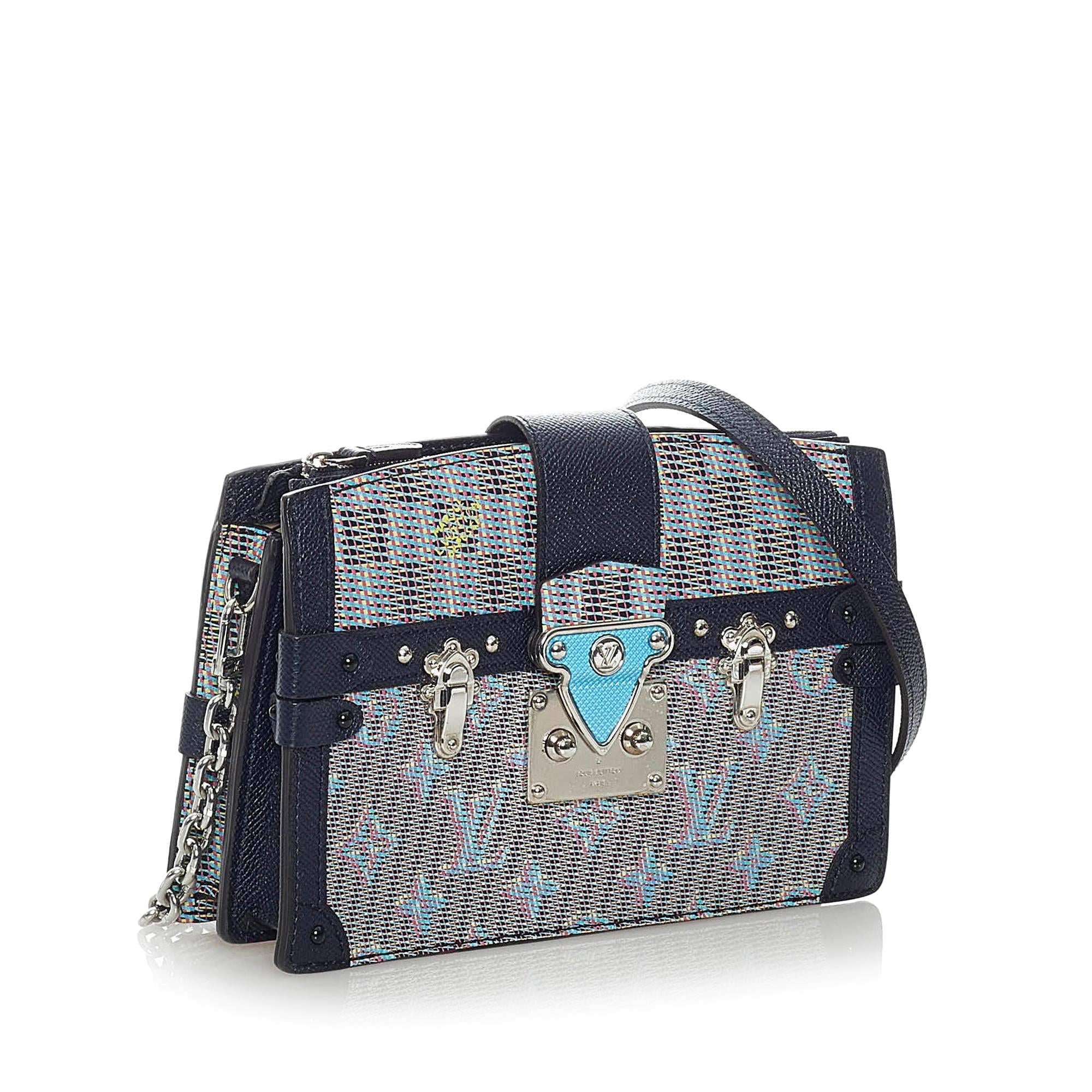 Louis Vuitton Monogram Damier Pop Trunk Clutch