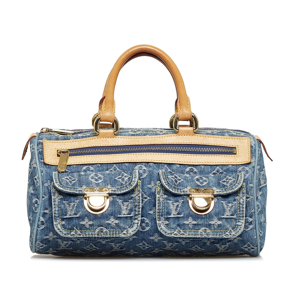 Louis Vuitton Monogram Denim Neo Speedy 30 (SHG-yrj8hv)