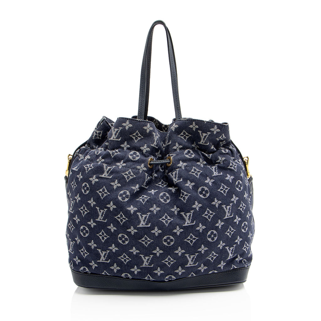 Louis Vuitton Monogram Denim Noefull MM Shoulder Bag (SHF-Jmzx8k)