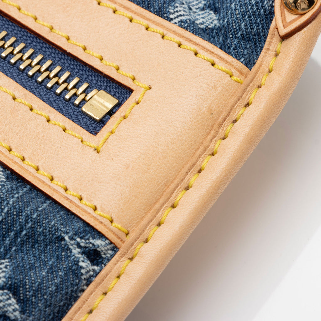 Louis Vuitton Monogram Denim Sac Plat Tote (SHF-mkC7Vd)