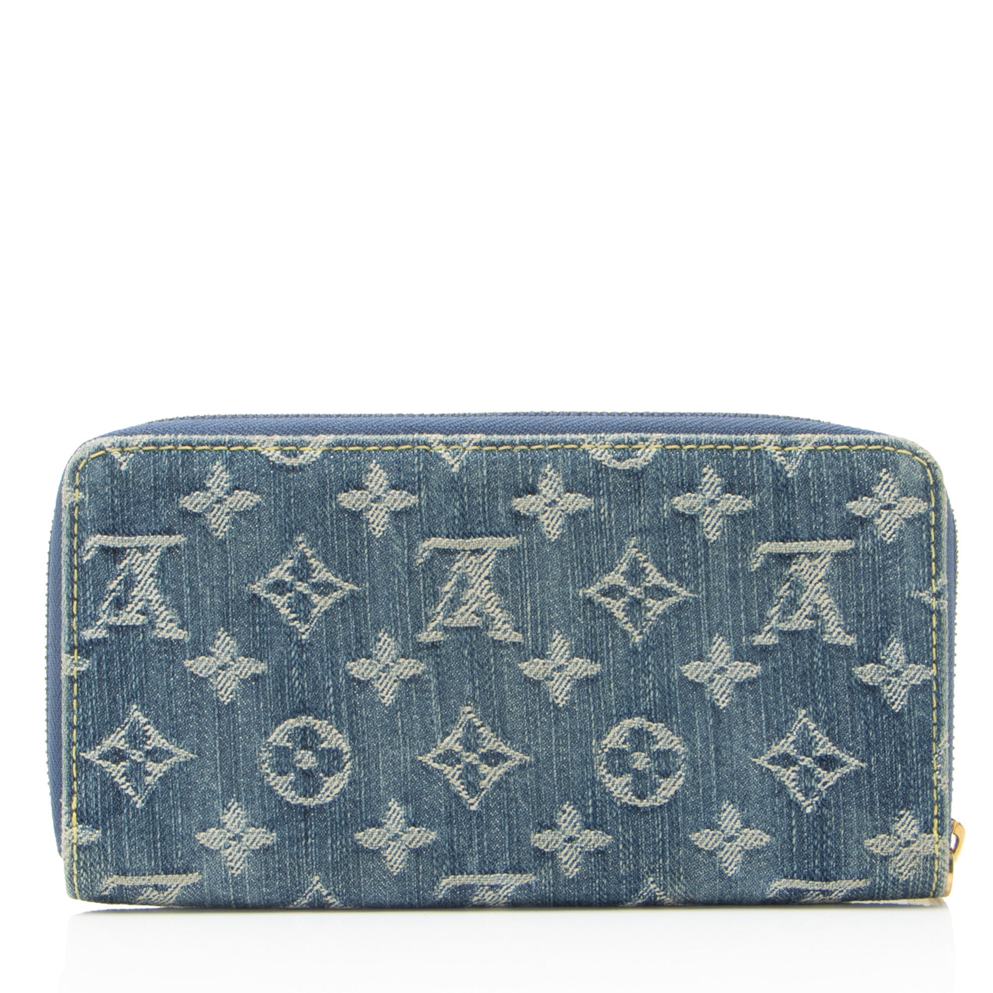 Louis Vuitton Monogram Denim Zippy Wallet