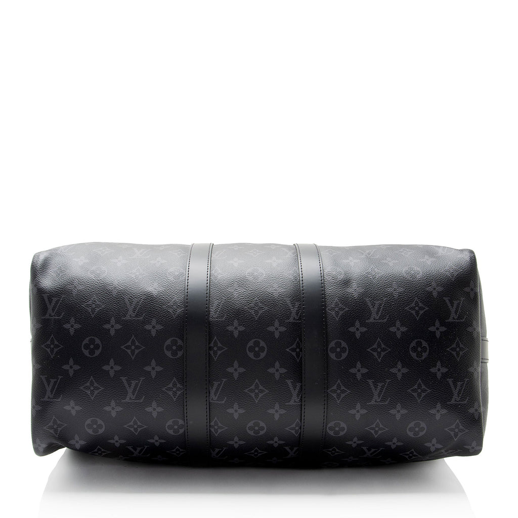 Louis Vuitton Monogram Eclipse Keepall Bandouliere 45 Duffle