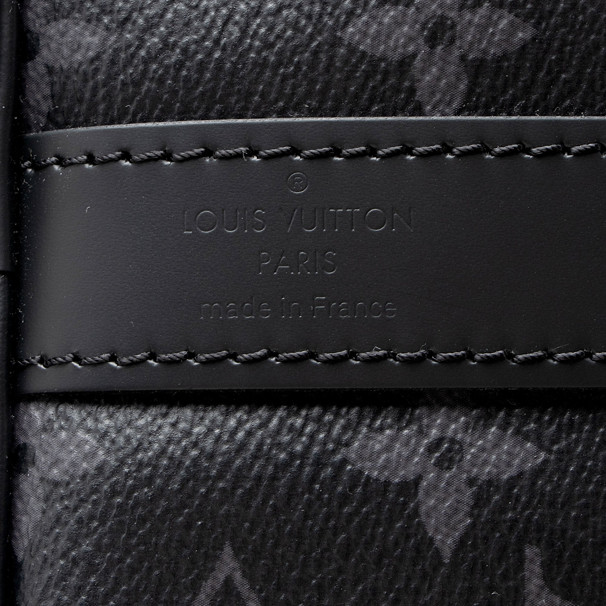 Louis Vuitton Monogram Eclipse Keepall Bandouliere 45 Duffle