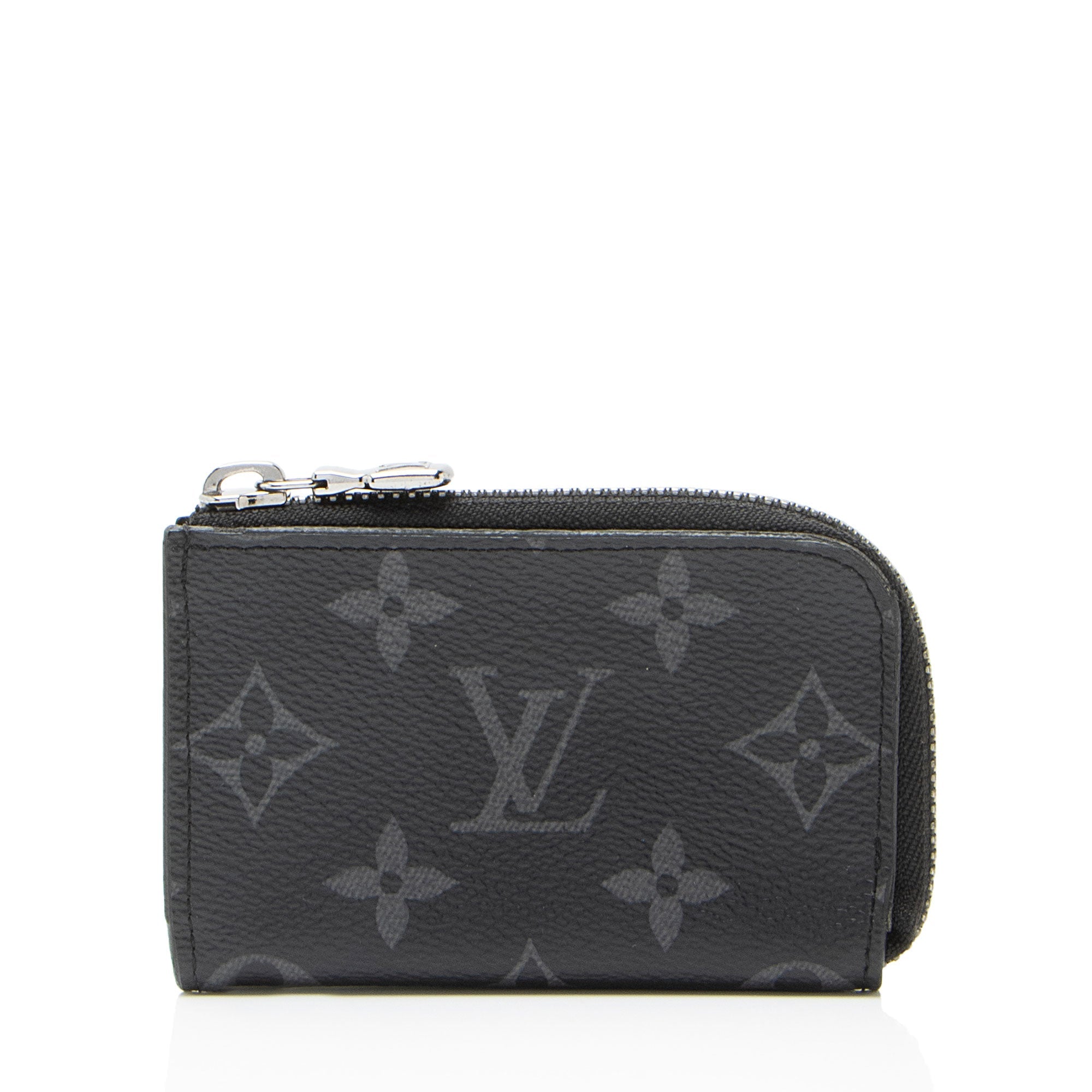 Louis Vuitton Monogram Eclipse Porte Monnaie Jour Zip Coin Purse