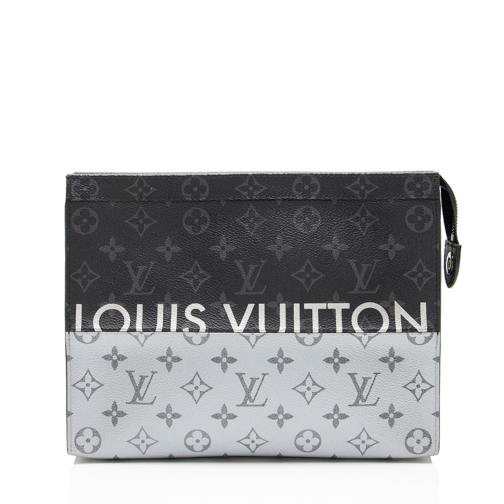 Louis Vuitton Monogram Eclipse Split Voyage MM Pochette