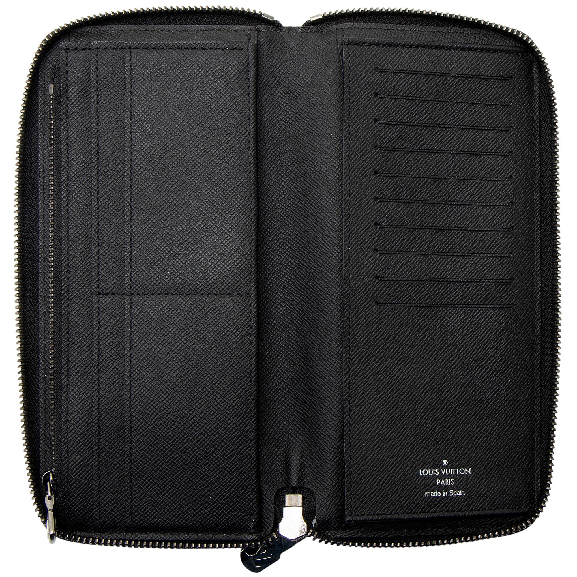 Louis Vuitton Monogram Eclipse Vertical Zippy Wallet