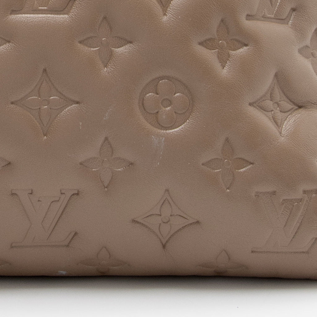 Louis Vuitton Monogram Embossed Lambskin Coussin MM Shoulder Bag