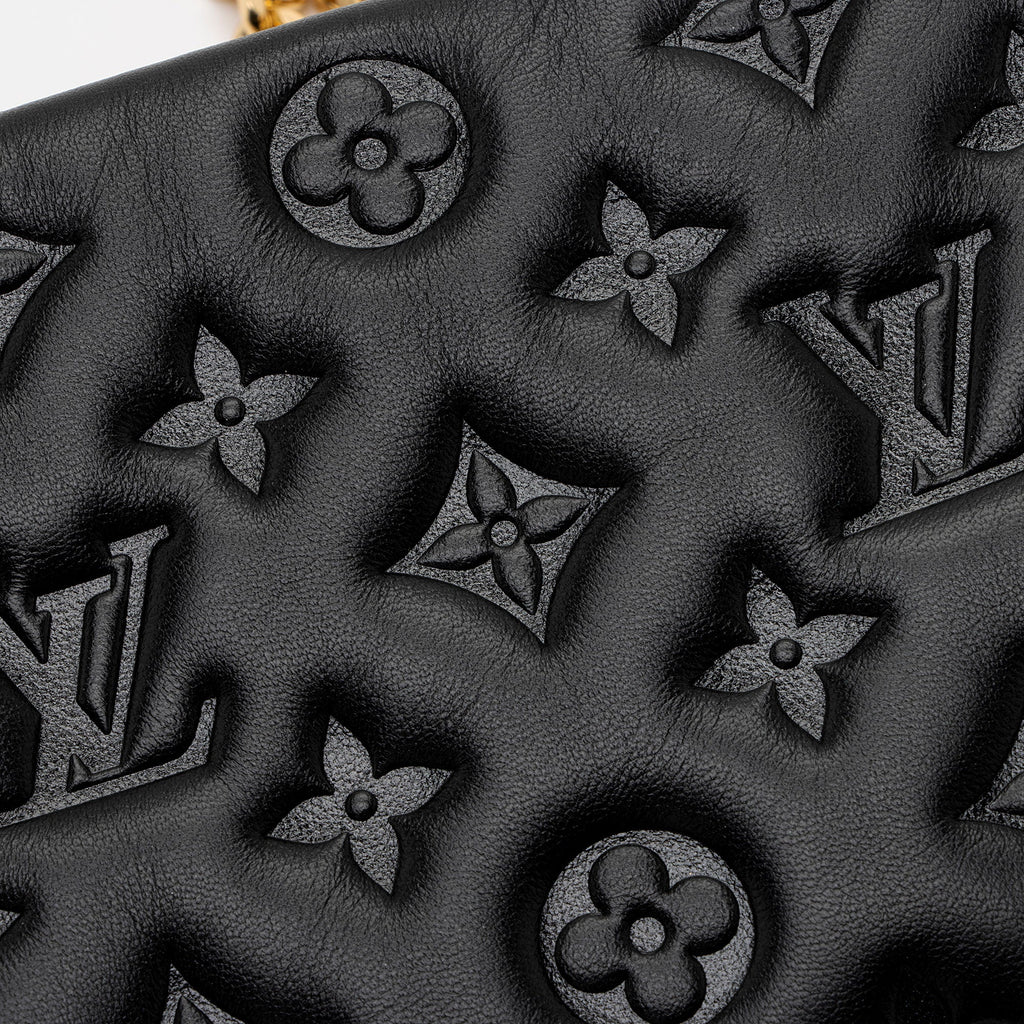Louis Vuitton Monogram Embossed Lambskin Coussin Pochette (SHF-vpjF7w)