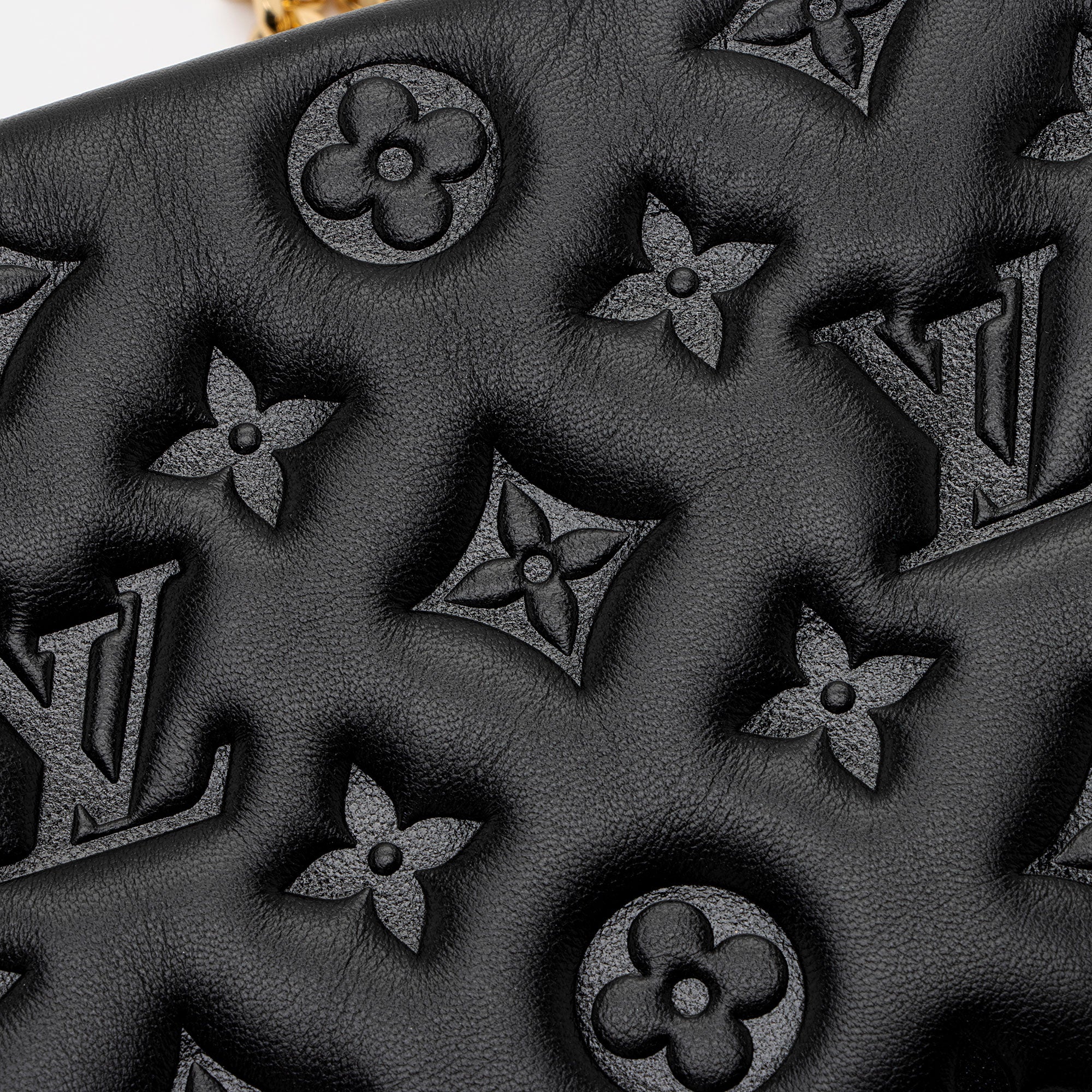Louis Vuitton Monogram Embossed Lambskin Coussin Pochette (SHF-vpjF7w)