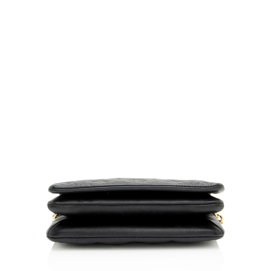 Louis Vuitton Monogram Embossed Lambskin Coussin Pochette