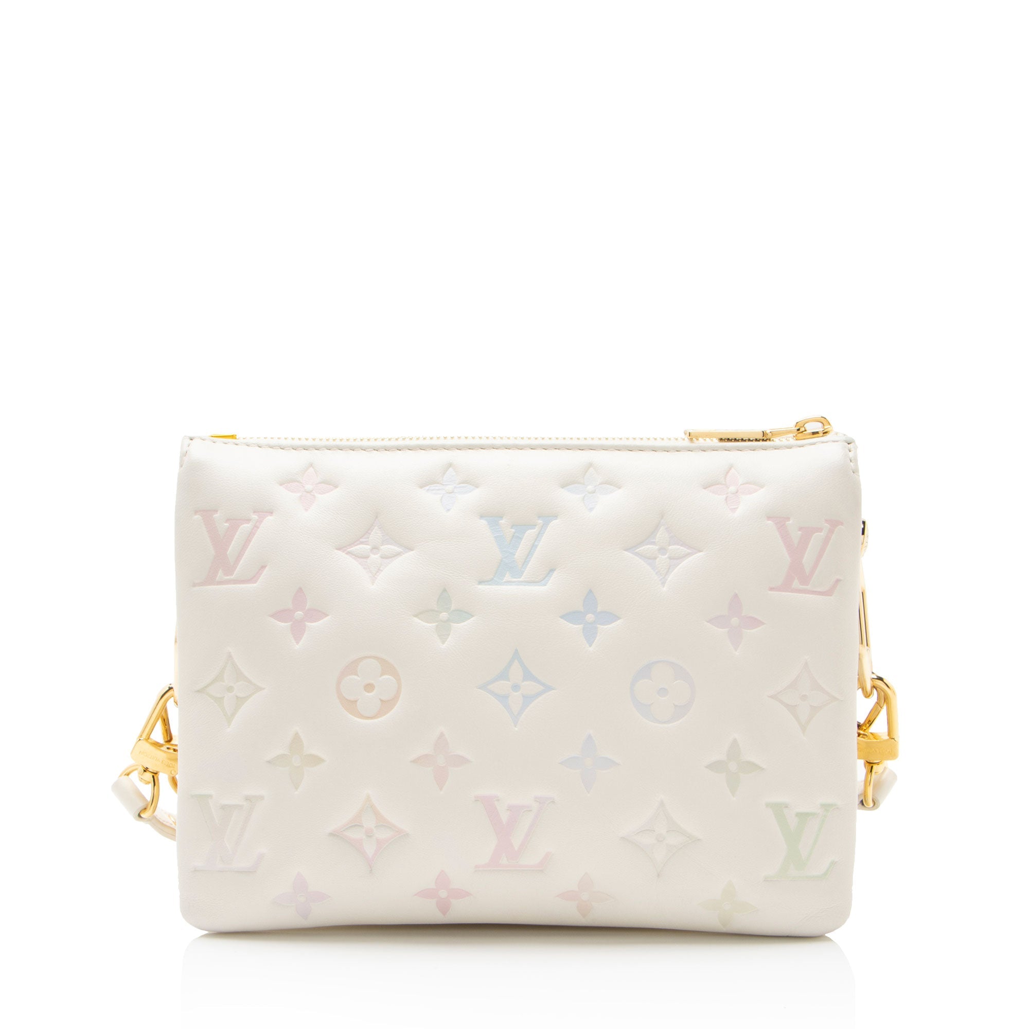 Louis Vuitton Monogram Embossed Lambskin Milky Way Coussin BB Shoulder Bag