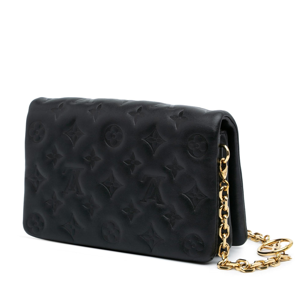 Louis Vuitton Monogram Embossed Pochette Coussin