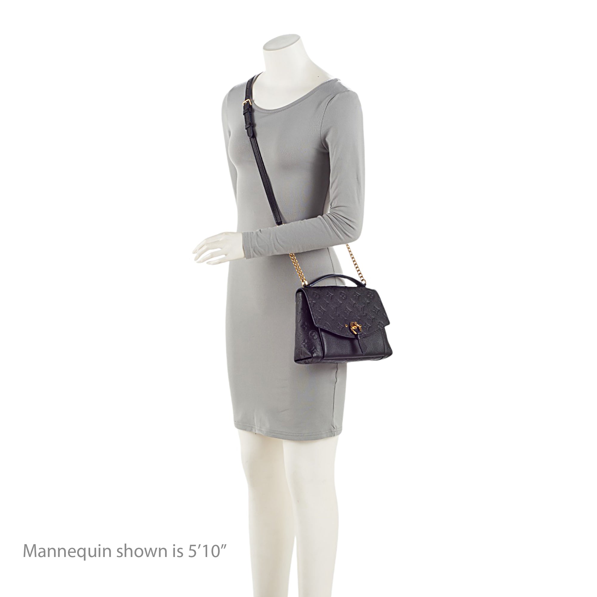 Louis Vuitton Monogram Empreinte Blanche BB Satchel