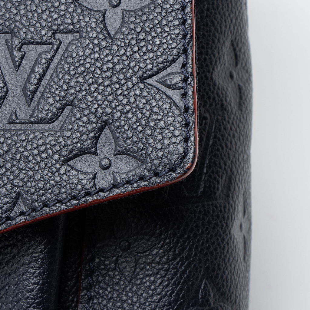 Louis Vuitton Monogram Empreinte Blanche MM Satchel