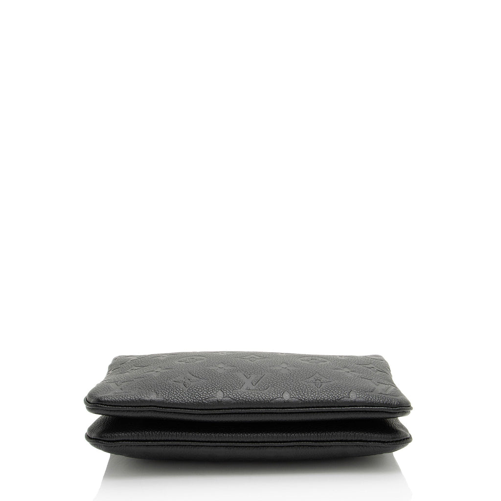 Louis Vuitton Monogram Empreinte Double Zip Pochette