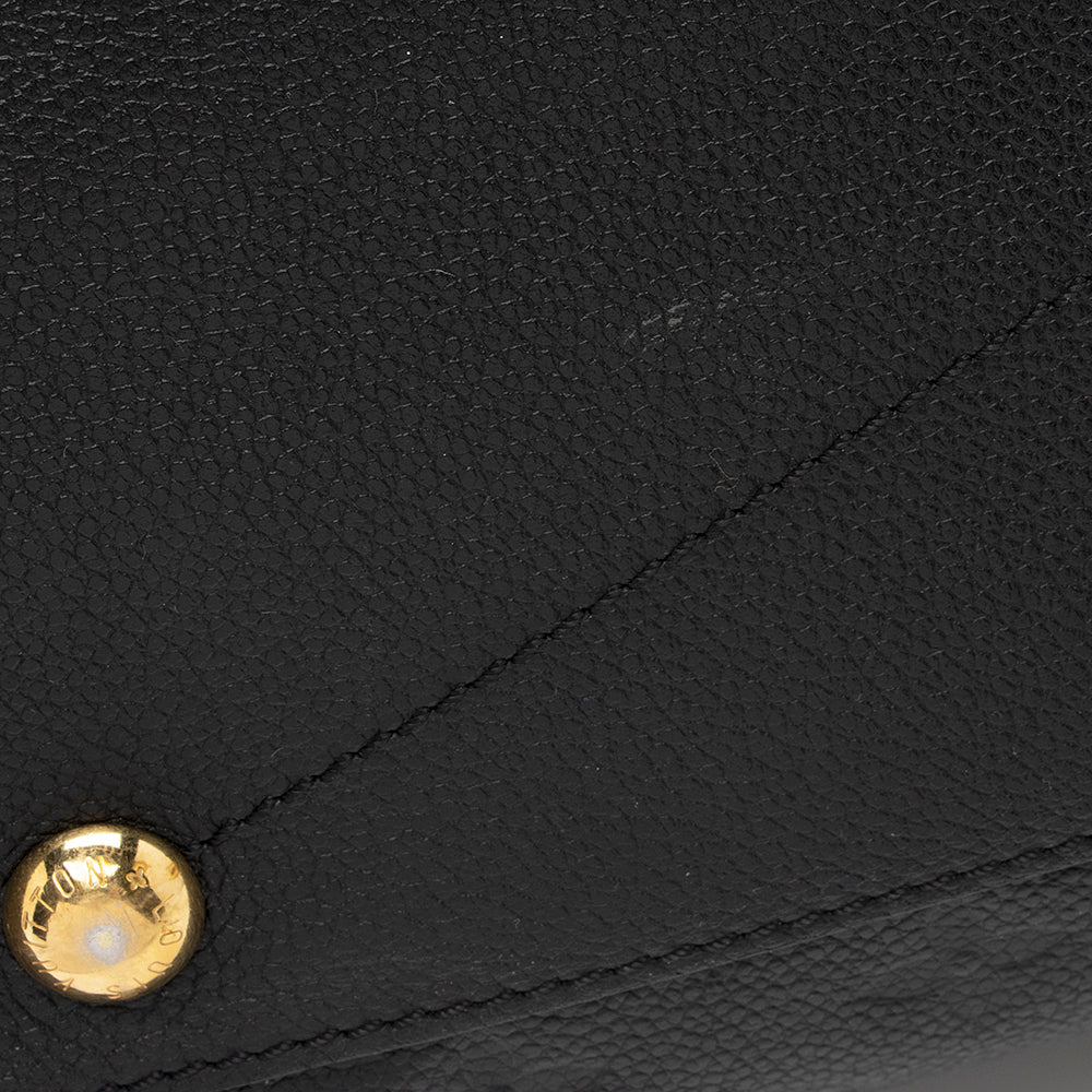 Louis Vuitton Monogram Empreinte Leather Montaigne GM Satchel (SHF-19784)