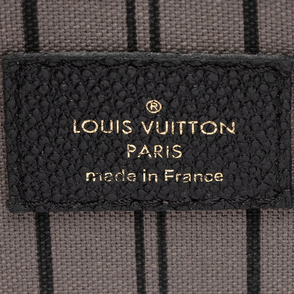 Louis Vuitton Monogram Empreinte Leather Montaigne GM Satchel (SHF-19784)