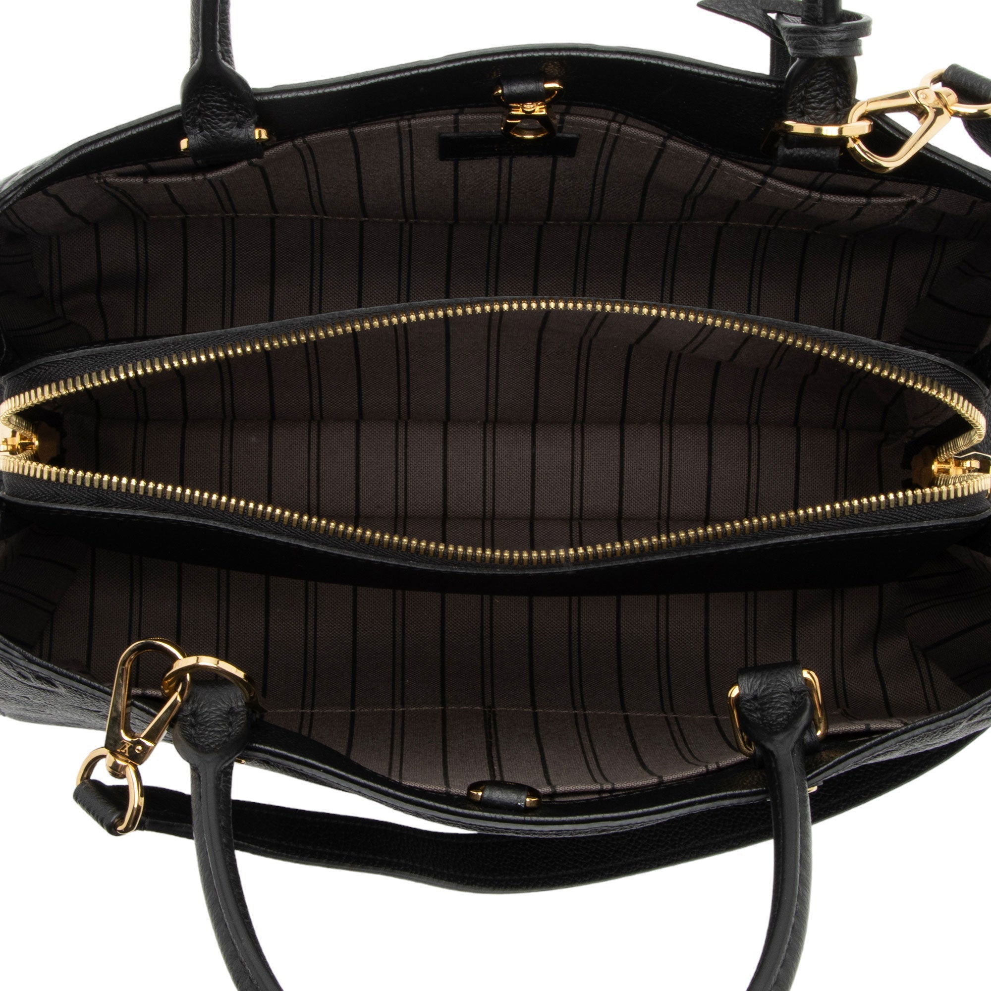 Louis Vuitton Monogram Empreinte Montaigne MM Satchel (SHF-VpKLcD)
