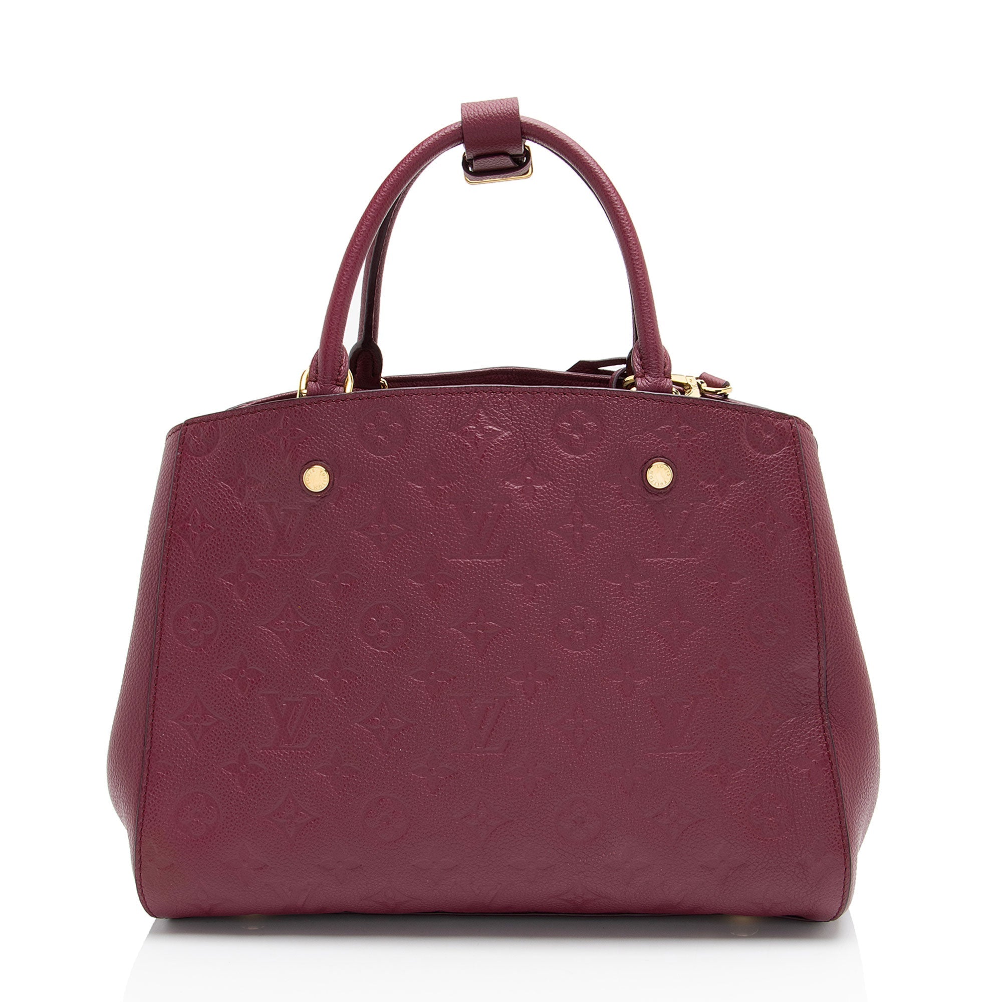 Louis Vuitton Monogram Empreinte Montaigne MM Satchel