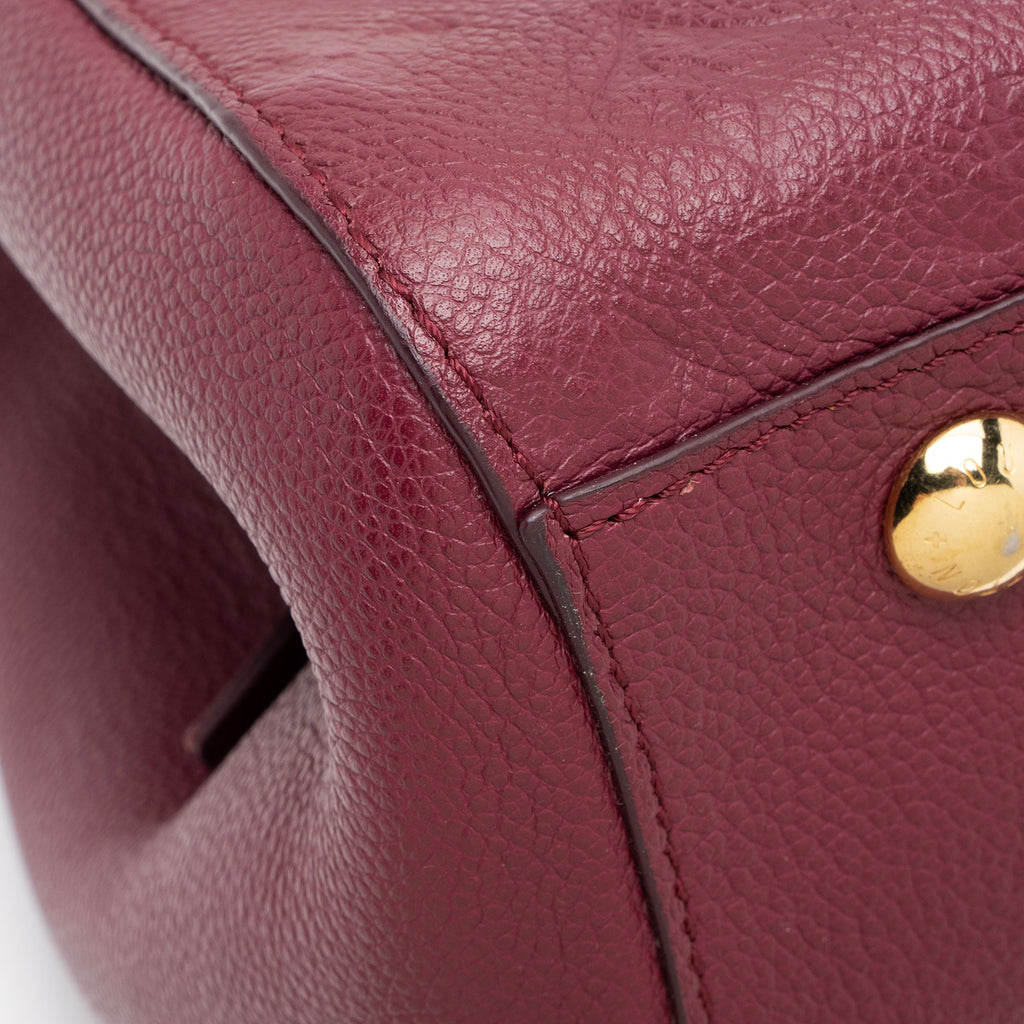 Louis Vuitton Monogram Empreinte Montaigne MM Satchel