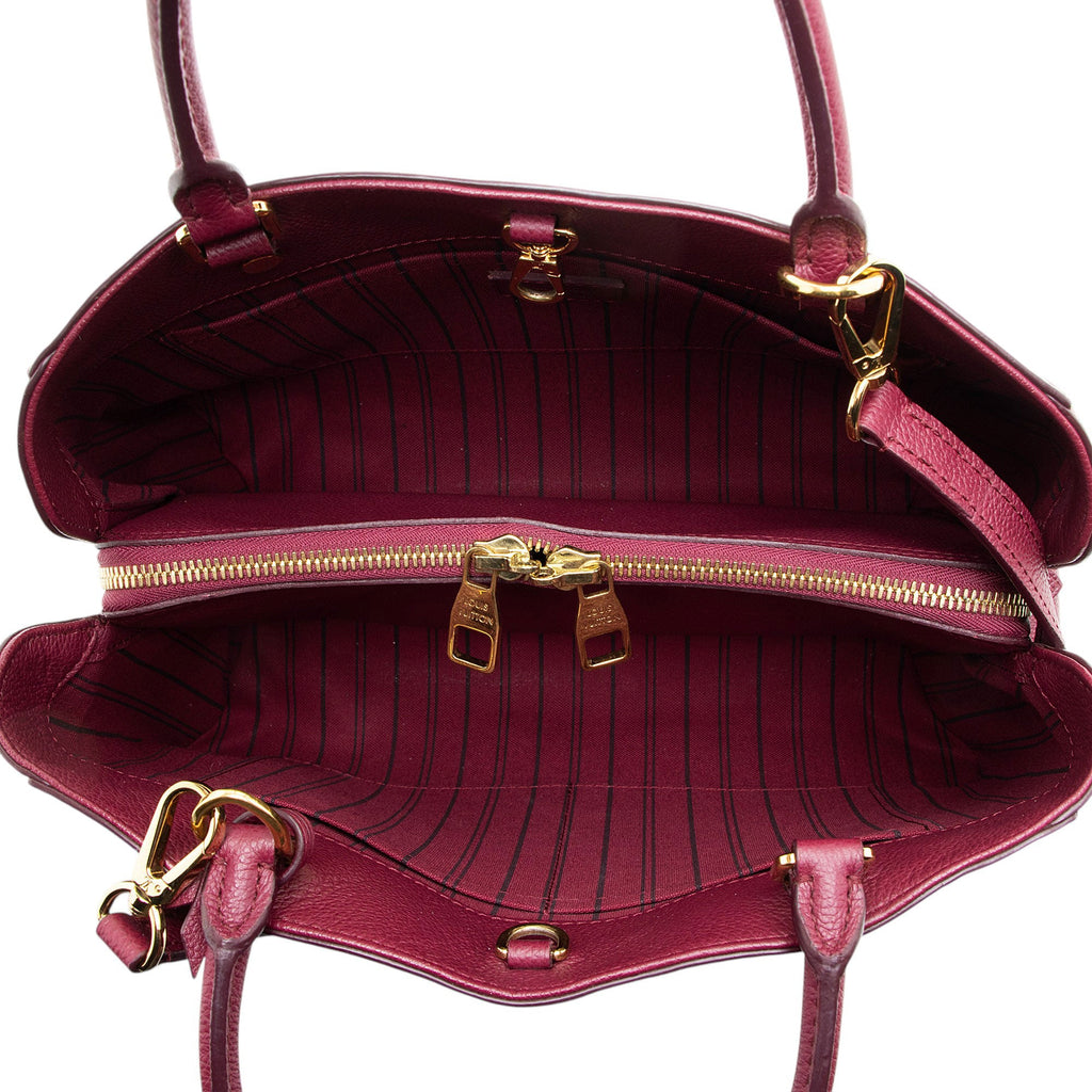 Louis Vuitton Monogram Empreinte Montaigne MM Satchel
