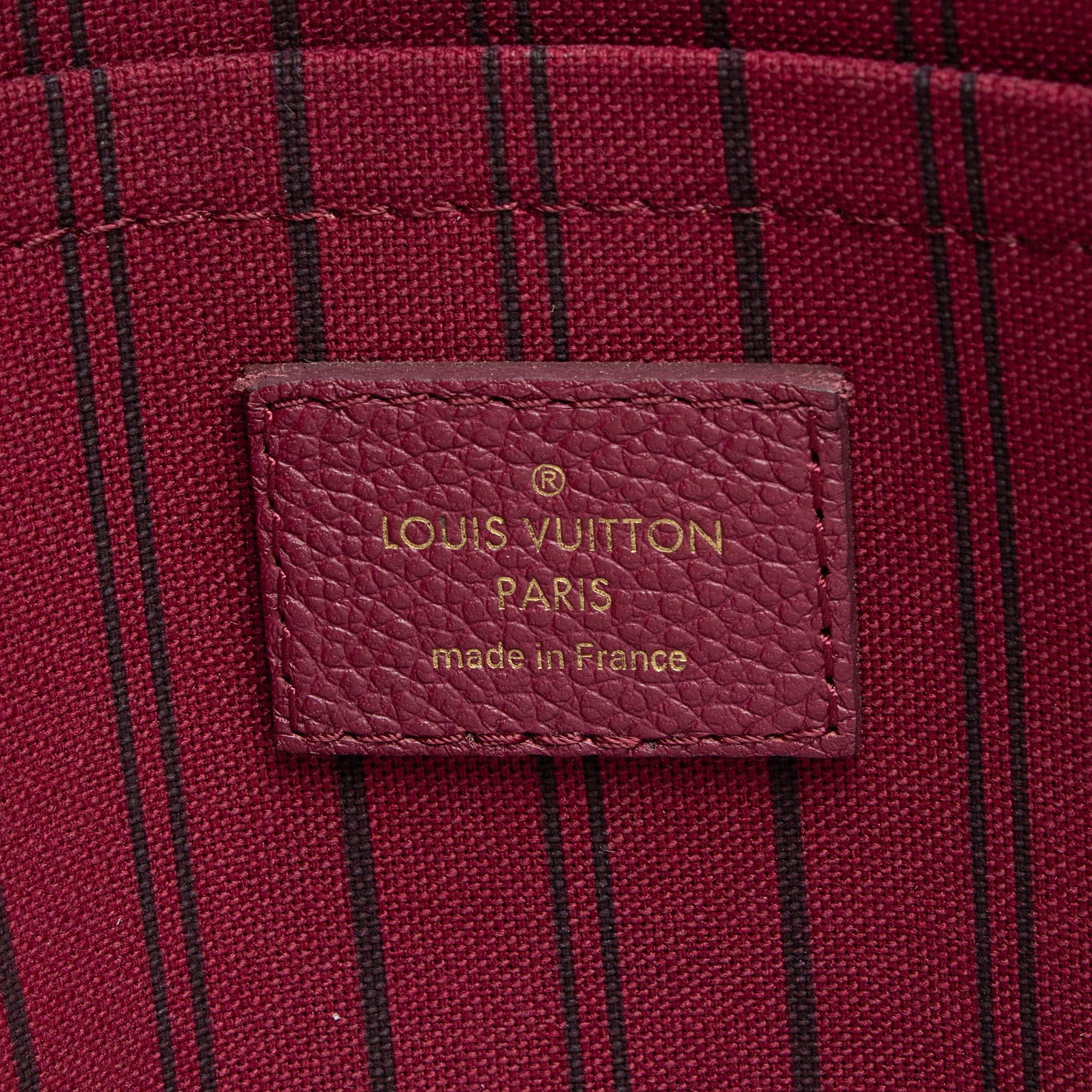Louis Vuitton Monogram Empreinte Montaigne MM Satchel