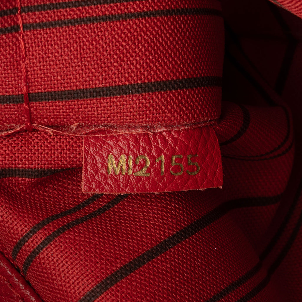 Louis Vuitton Monogram Empreinte Montaigne MM Satchel