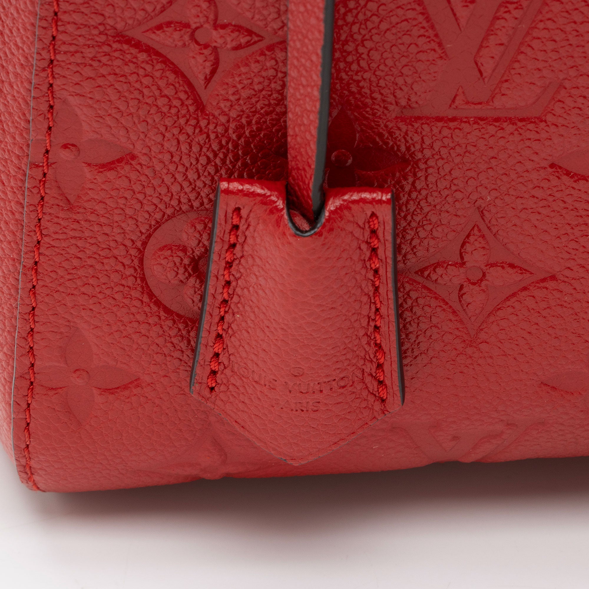Louis Vuitton Monogram Empreinte Montaigne MM Satchel