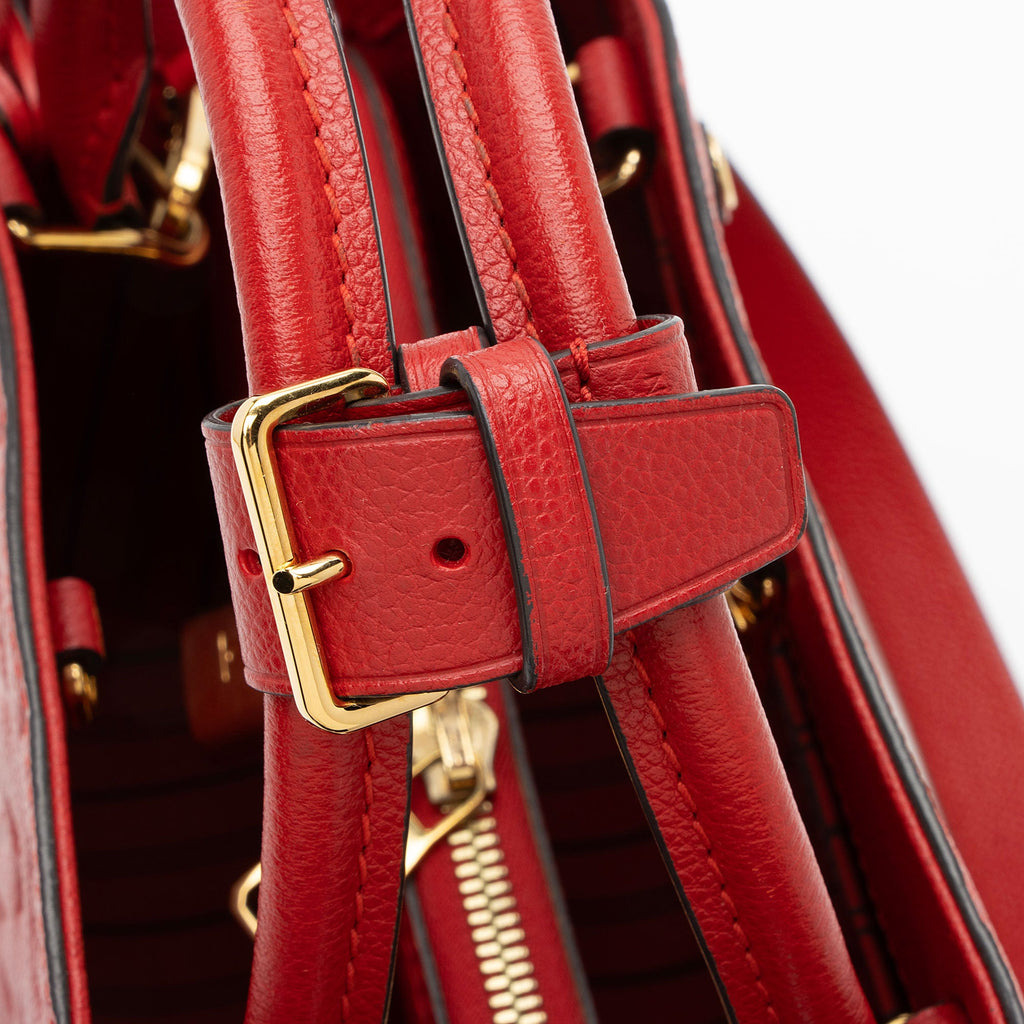 Louis Vuitton Monogram Empreinte Montaigne MM Satchel