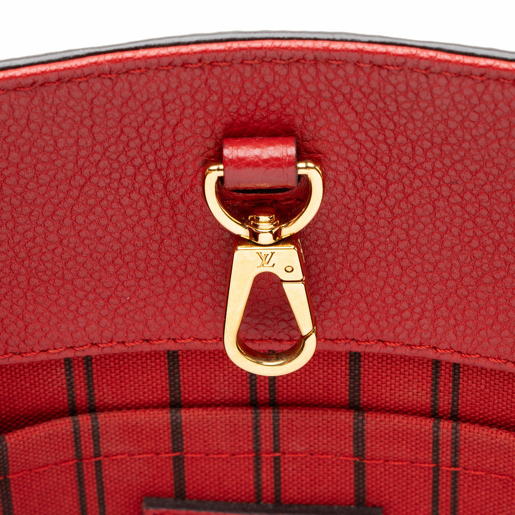 Louis Vuitton Monogram Empreinte Montaigne MM Satchel